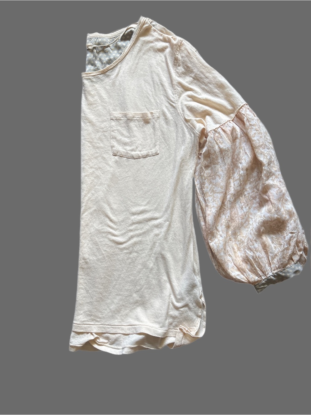 We The Free Cream Balloon-Sleeve Top - Picture 2 of 8